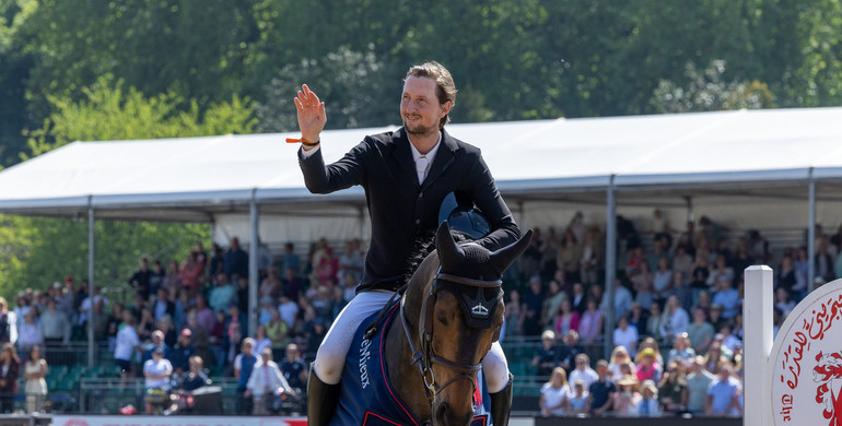 Martin Fuchs and Commissar Pezi best in the CSI5* 1.55m Kingdom of Bahrain Stakes for The King’s Cup at Windsor