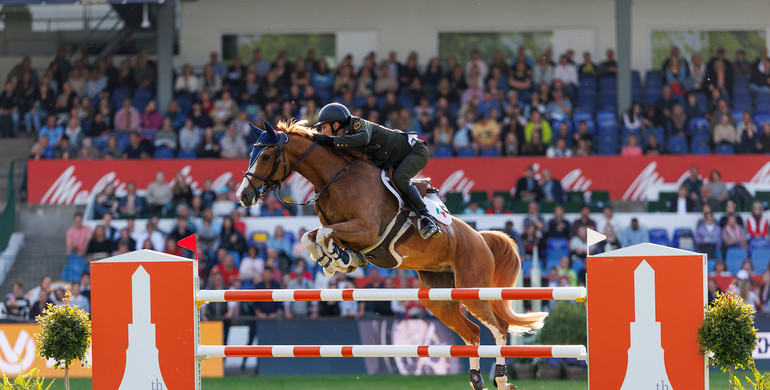 Speechless Andres Azcarraga speeds to the win with Atlantica du Soleil Z in the CSI5* 1.50m Prize of B. Grimm in Hamburg