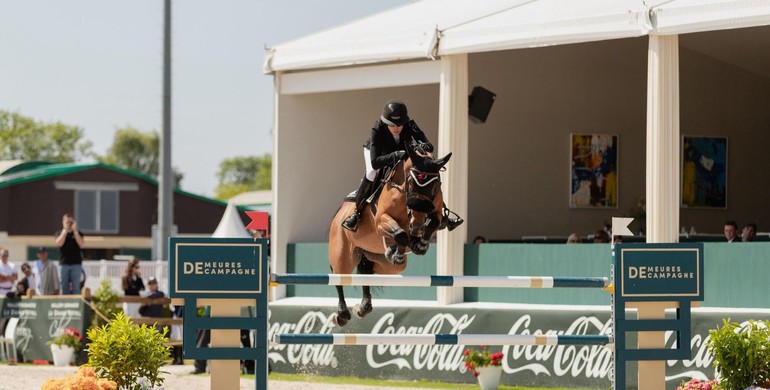 Gudrun Patteet and Sea Coast Chica V.V. Z victorious in Friday's CSI4* 1.50m Prix Demeures de Campagne in Cabourg