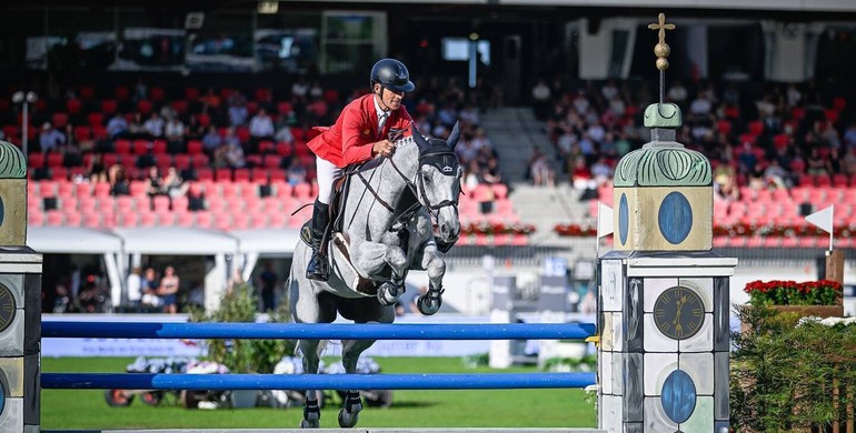 Home win for Pius Schwizer and Nadale Van Dorperheide in the CSIO5* 1.50m City and Canton of St.Gallen Speed & Handiness