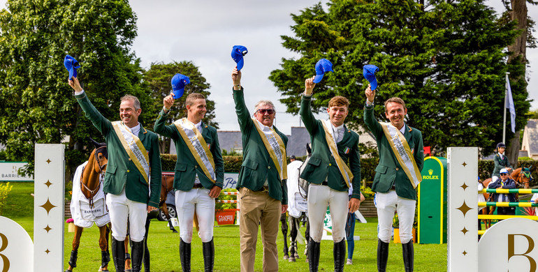 Emerging talent mixed with experience is a winning formula for the Irish in the CSIO5* 1.60m Barrière Nations Cup at Jumping International de La Baule 2025