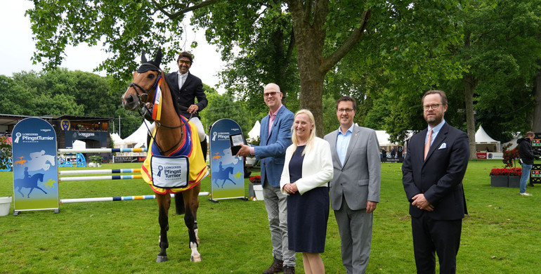 Karim Elzoghby and Zandigo fastest in the CSI4* 1.50m Lotto-Hessen Prize in Wiesbaden