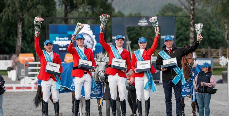 Belgium's young guns triumph in thrilling jump-off to win the CSIO3* Longines EEF Series qualifier in Drammen
