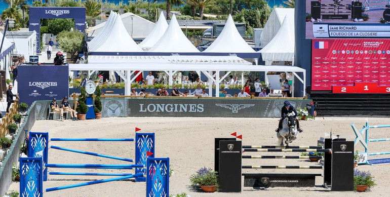 The riders for the CSI5* Longines Global Champions Tour of St. Tropez 2025