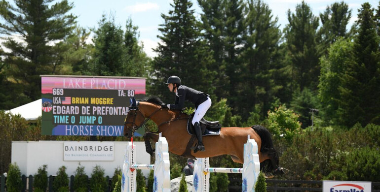 Brian Moggre wins $45,000 STX CSI3* jump-off at Lake Placid Horse Shows