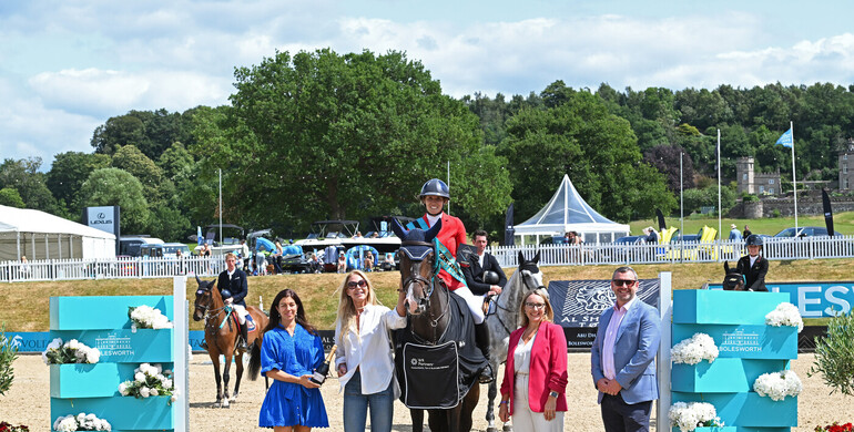 Jessica Mendoza and Ascadina PP Z top Thursday's CSI4* 1.50m Grand Prix qualifier at Bolesworth