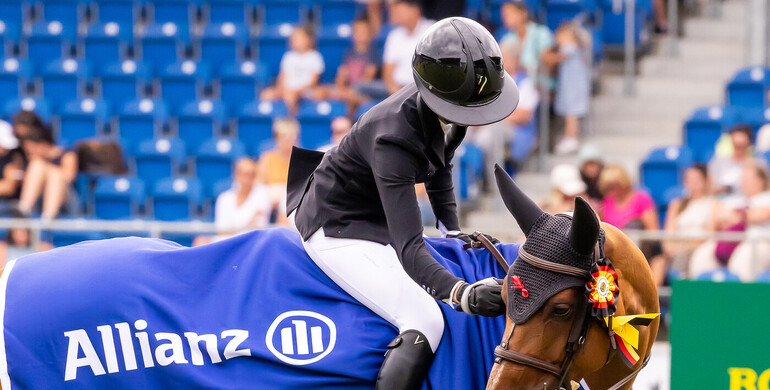 Nina Mallevaey and My Clementine save the best for last in the CSIO5* 1.55m Allianz-Prize at CHIO Aachen 2025