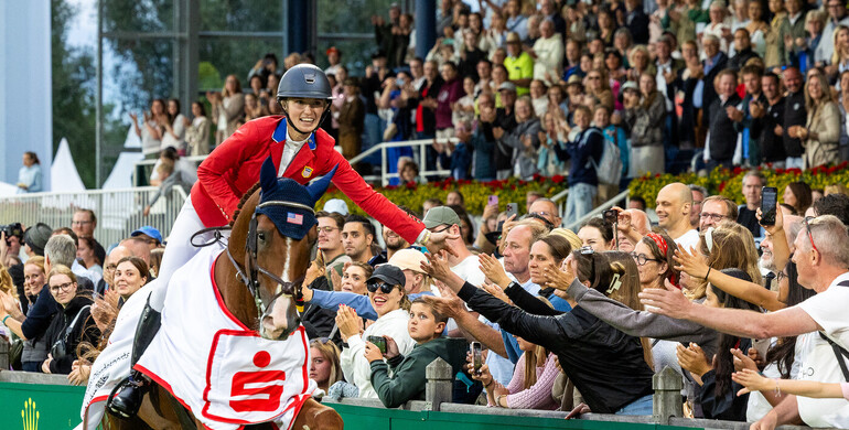 Lillie Keenan and Chagrin d'Amour win Sparkassen Youngster Cup Final at CHIO Aachen 2025