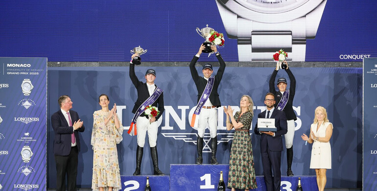 Simon Delestre and Cayman Jolly Jumper victorious in the CSI5* 1.60m €1.5 million Longines Global Champions Tour Grand Prix du Prince de Monaco