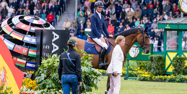Ben Maher wins the Prize of the Federal Chancellor as best jumping rider of CHIO Aachen 2025