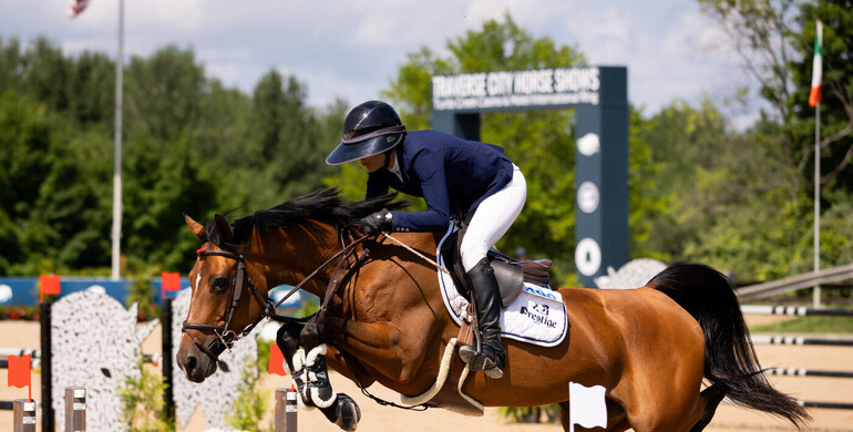 Keri Potter shifts into high gear for three-star win at Great Lakes Equestrian Festival