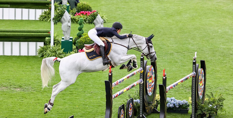 Jessica Springsteen and Naomi van het Keizershof speed to victory on opening day of the Longines Tops International Arena Summer Classic
