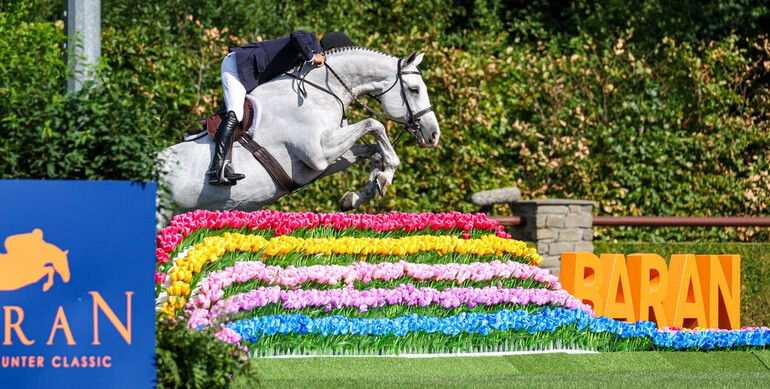 John French steals the show on day two of the Baran Global Hunter Classic at Longines Tops International Arena
