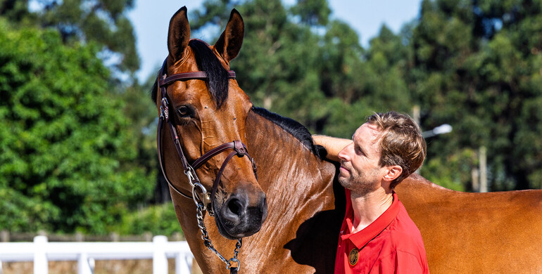 Trotting up at the Longines FEI Jumping European Championship 2025
