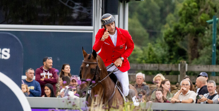 Thrills and spills from the team final of the Longines FEI Jumping European Championship 2025