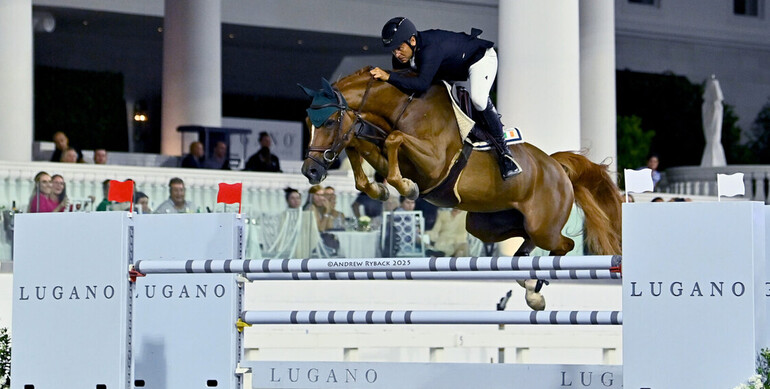 Robert Blanchette uncorks the win with Chardonnay in the CSI3* $130,000 Lugano Grand Prix at World Equestrian Center Ocala