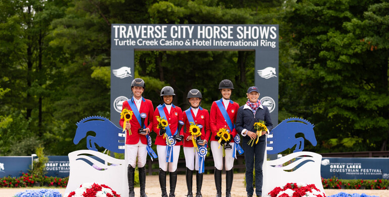 Mimi Gochman and Celina BH secure CSIO3* Nations Cup of Traverse City for USA