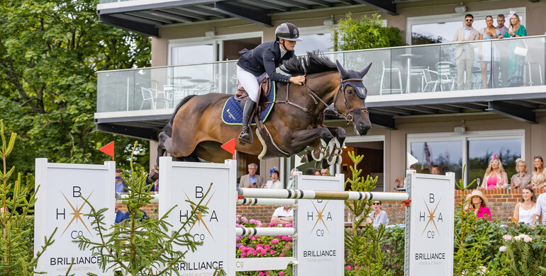 Sanne Thijssen and Cupcake Z unbeatable in Saturday's CSIO5* 1.50m Brilliance Horse Auction Trophy at Hickstead