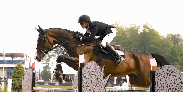 Sam Walker on winning form in CSI3* The Dexter Grand Prix at Great Lakes Equestrian Festival