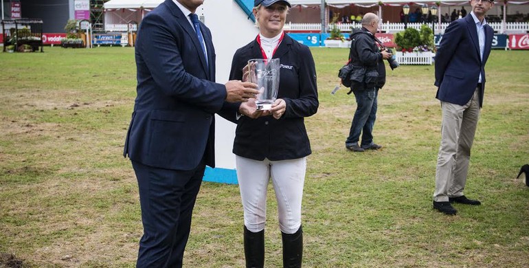 Laura Renwick leading rider in Gijon