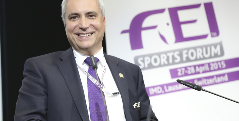 FEI President pushes clean sport message after provisional suspensions