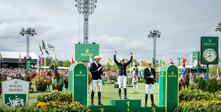 A fairytale finish for Nina Mallevaey and Dynastie de Beaufour in the CSIO5* 1.60m Rolex Grand Prix presented by Audi at the Brussels Stephex Masters 2025