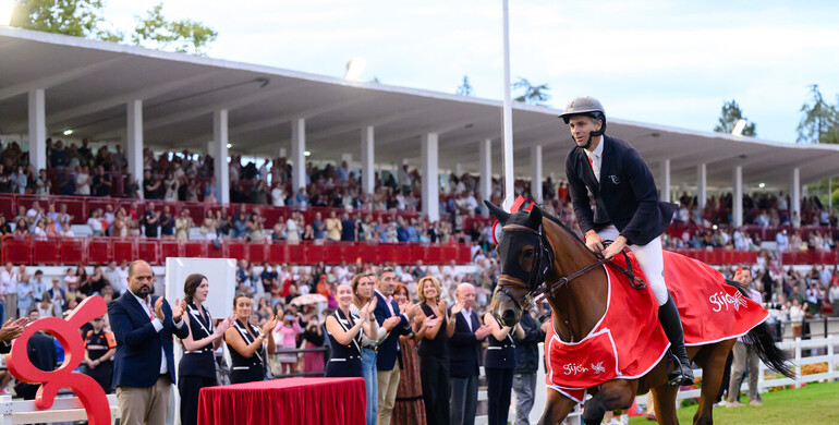 Oliver Lazarus and Conbalthago PS top the CSI4* Grand Prix in Gijon