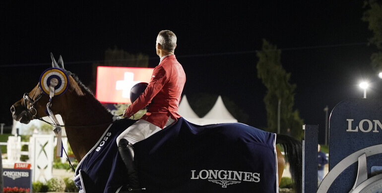 Pius Schwizer and Joan victorious in the CSIO4* 1.50m Prize of Longines in Avenches