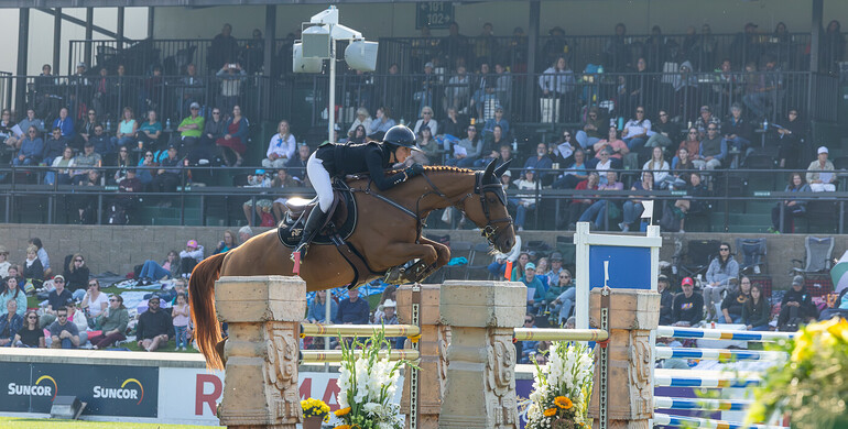 Nina Mallevaey and My Clementine in a league of their own in Friday’s CSIO5* 1.60m Tourmaline Oil Cup at Spruce Meadows