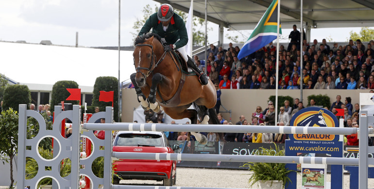 The horses and riders for CSIO5* Al Ain