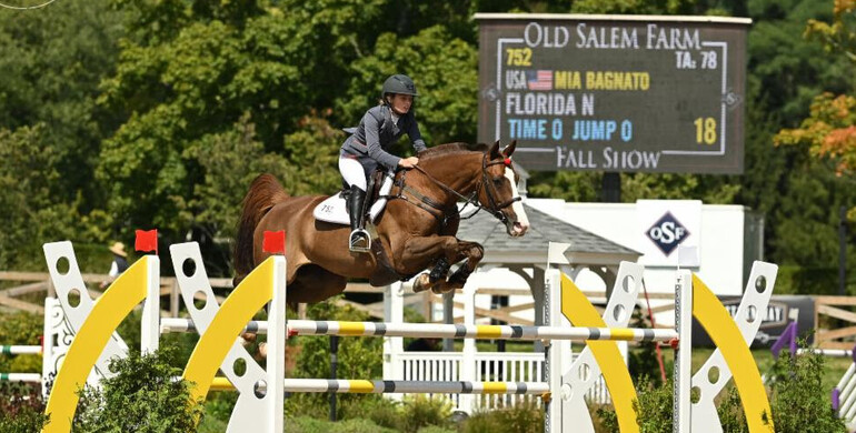 On their A-game – Mia Bagnato and Florida N win the $37,000 CSI4* Speed Stake at 2025 Old Salem Farm September Horse Shows presented by J.P. Morgan Private Bank