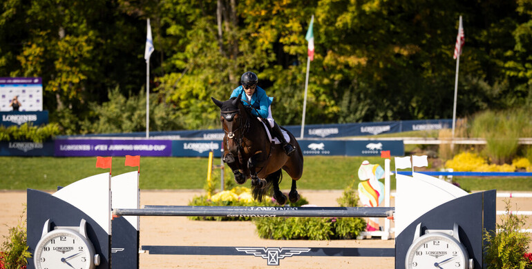 Abdel Saïd and Quaker Brimbelles Z top CSI5*-W Grand Prix Qualifier in Traverse City