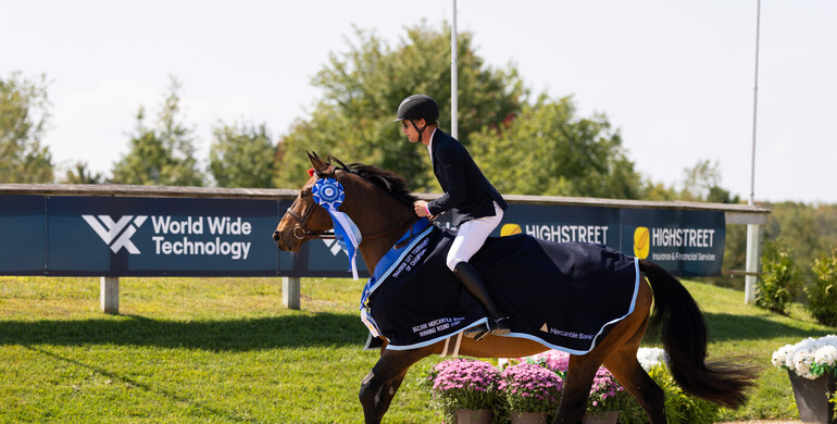 She's back – Karl Cook and Kalinka van’t Zorgvliet best in the Mercantile Bank CSI5*-W Winning Round in Traverse City