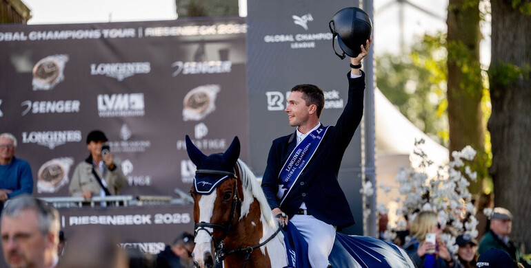 Emotional home win for Germany’s Gerrit Nieberg and Ping Pong van de Lentamel in the Longines Global Champions Tour Grand Prix of Riesenbeck