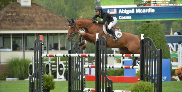 Abigail McArdle and Cosma 20 win the Don Little Memorial Welcome Stake at American Gold Cup