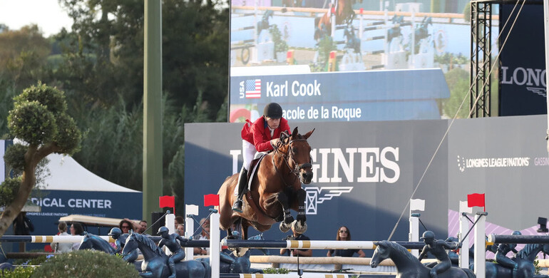 Karl Cook and Caracole de La Roque best in the CSIO5* 1.60m Grand Prix presented by Groupe Nice Matin - Var Matin in St. Tropez-Gassin