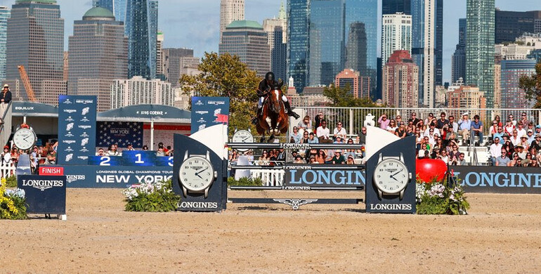 Gilles Thomas and Qalista DN shine in the Longines Global Champions Tour Grand Prix of New York