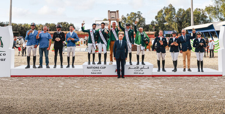 Saudi Arabia tops the CSIO4*-W Nations Cup presented by the Ministry of National Education, Preschool and Sports in Rabat