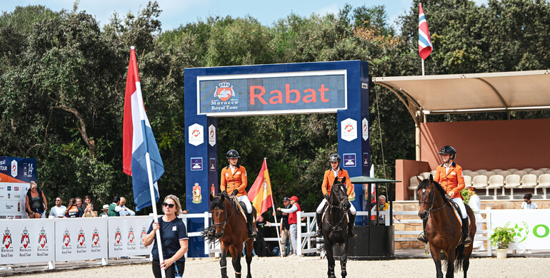 A unique family affair for the Thijssens in the CSIO4*-W Nations Cup in Rabat
