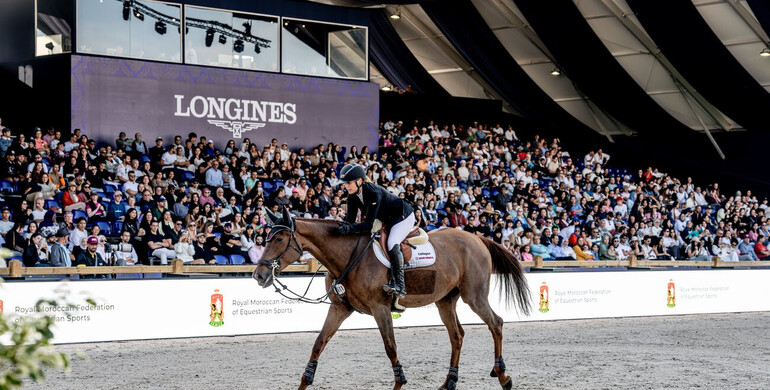 Janne Friederike Meyer-Zimmermann and Iron Dames High Level fly to victory at the Longines Global Champions Tour of Rabat