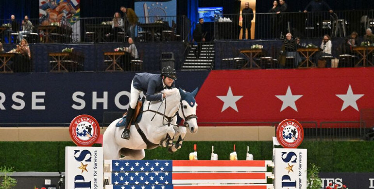 Daniel Bluman and Gemma W put the speed in CSI5*-W 1.50m Stars & Stripes at 2025 WIHS