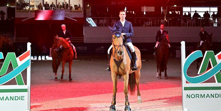 Romain Duguet and Bel Canto de Boguin best in Saturday’s CSI4* 1.45m Prix Crédit Agricole Normandie in Saint-Lô