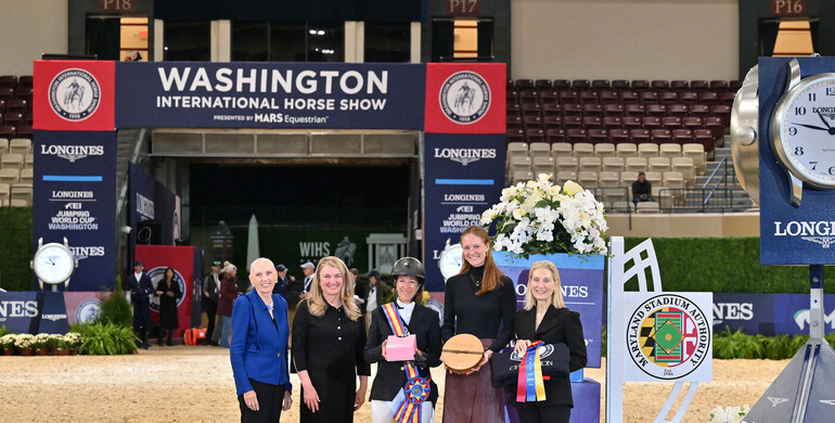 Laura Kraut wins Leading Lady Rider Award at Washington International Horse Show