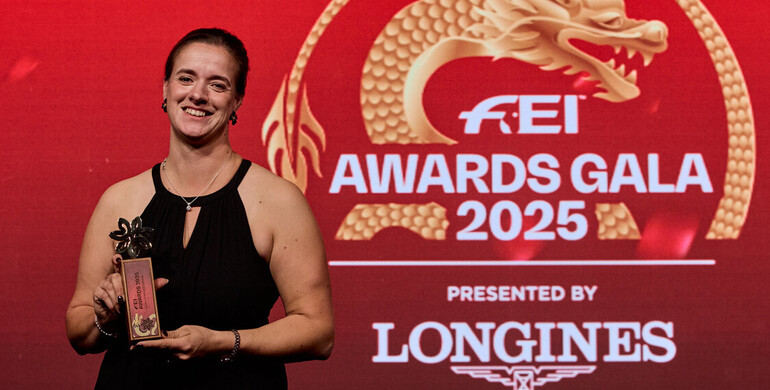 The FEI Awards Gala 2025: Sanne Melsen receives Cavalor FEI Best Groom Award, Longines FEI Rising Star Award to Tom Wachman