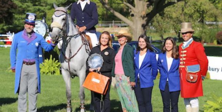Andres Rodriguez and SF Ariantha collect “Best Presented Horse” honors at American Gold Cup CSI 4*-W