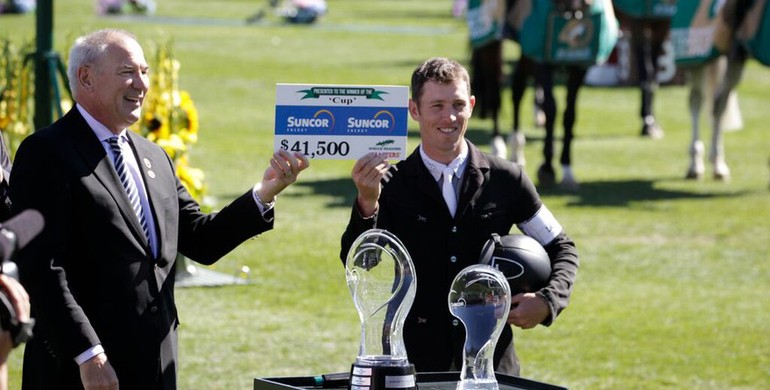 Scott Brash and Hello Forever top Suncor Energy Cup at Spruce Meadows