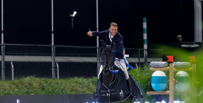 Mathijs van Asten and Orlando van de Afspanning open CSI5*-W Santa Anita with a win in the C. Jarvis Insurance 1.45M Two Phase