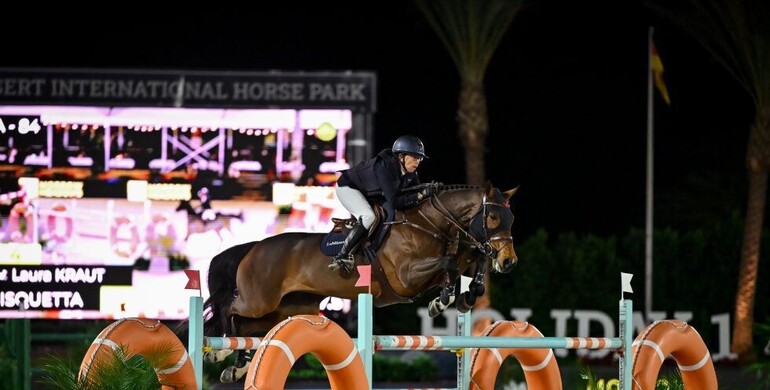 Laura Kraut and Bisquetta are brilliant in $750,000 CSI5* Coachella Cup Grand Prix