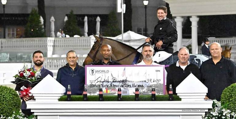 Blue for Bluman and Acajou in the $120,000 Coca-Cola Beverages Florida CSI3* Grand Prix
