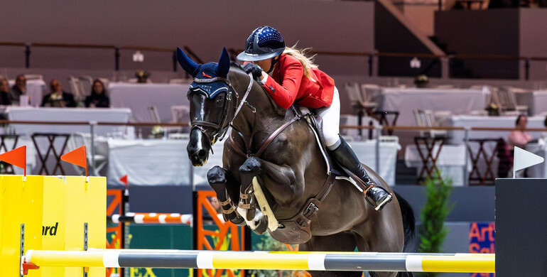 Jessica Mendoza and In The Air best in Friday afternoon’s CSI5* 1.55m Prix des Communes Genevoises in Geneva